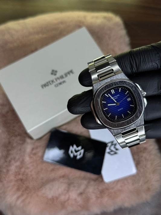 PATEK PHILLPE ELITE PREMIUM – HIGH CLASS LUXURY BLUE DIAL WITH DATE –