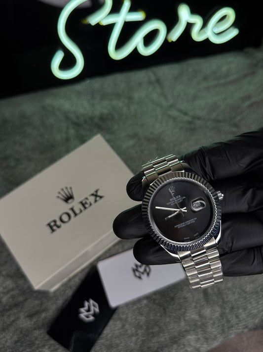 ROLEX ELITE PREMIUM ADDITION WATCH – HIGH CLASS LUXURY PLAIN DIAL WITH DATE –