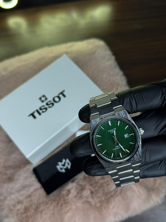 TISSOT ELITE PREMIUM WATCH – HIGH CLASS LUXURY OLIVE GREEN DIAL – TISSOT PRX 1853