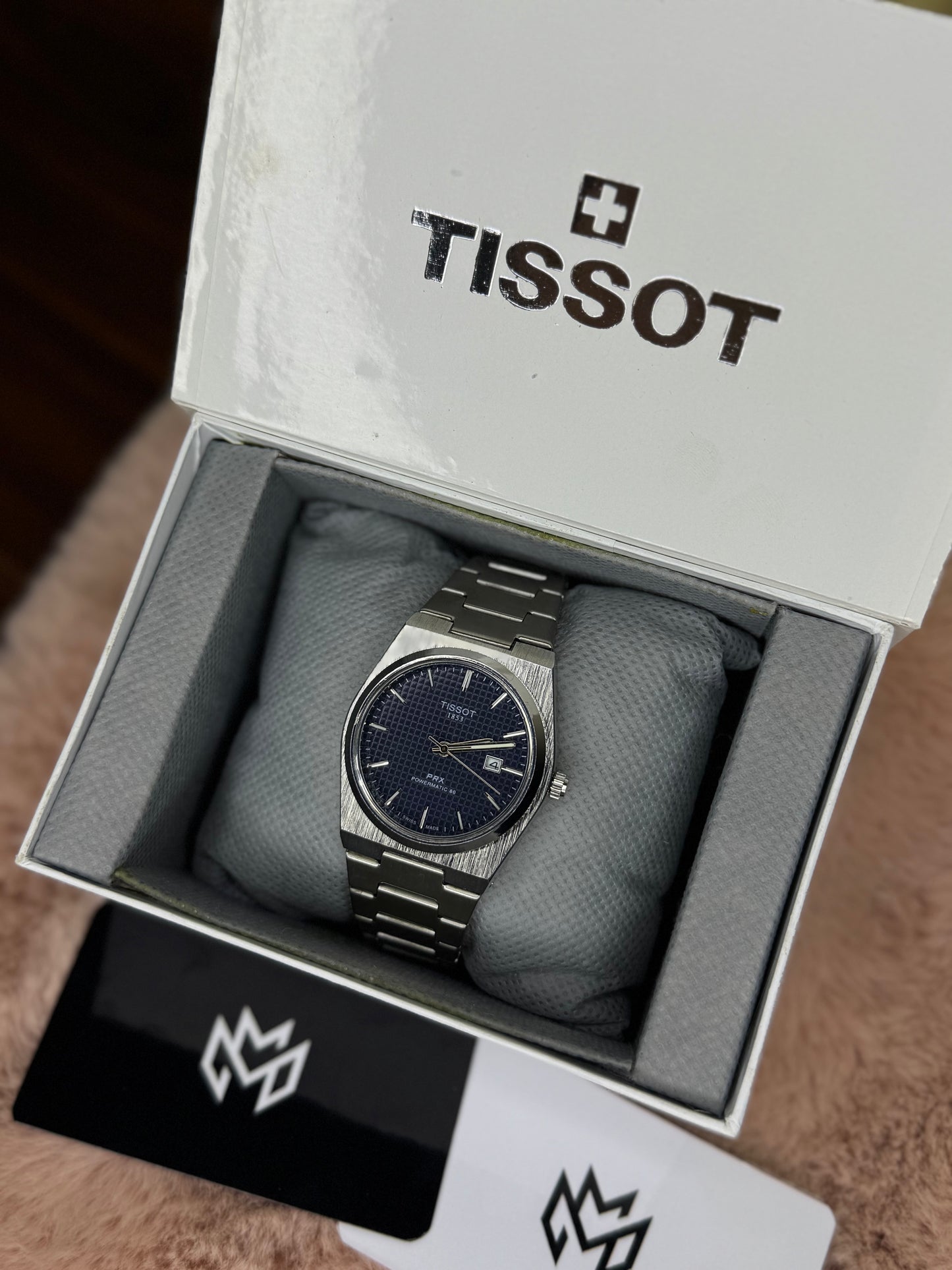 TISSOT ELITE PREMIUM WATCH – HIGH CLASS LUXURY BLUE DIAL – TISSOT PRX 1853