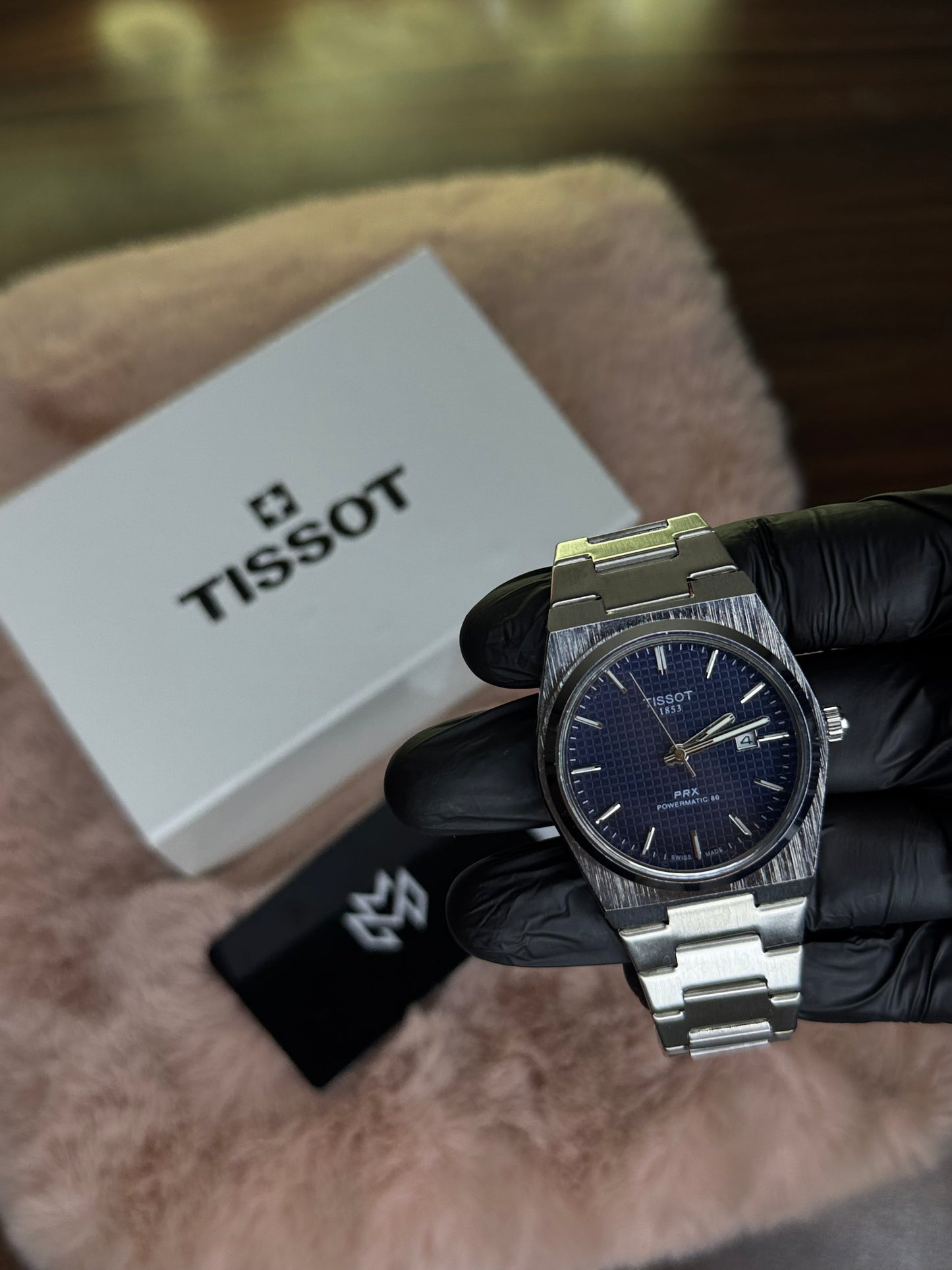 TISSOT ELITE PREMIUM WATCH – HIGH CLASS LUXURY BLUE DIAL – TISSOT PRX 1853