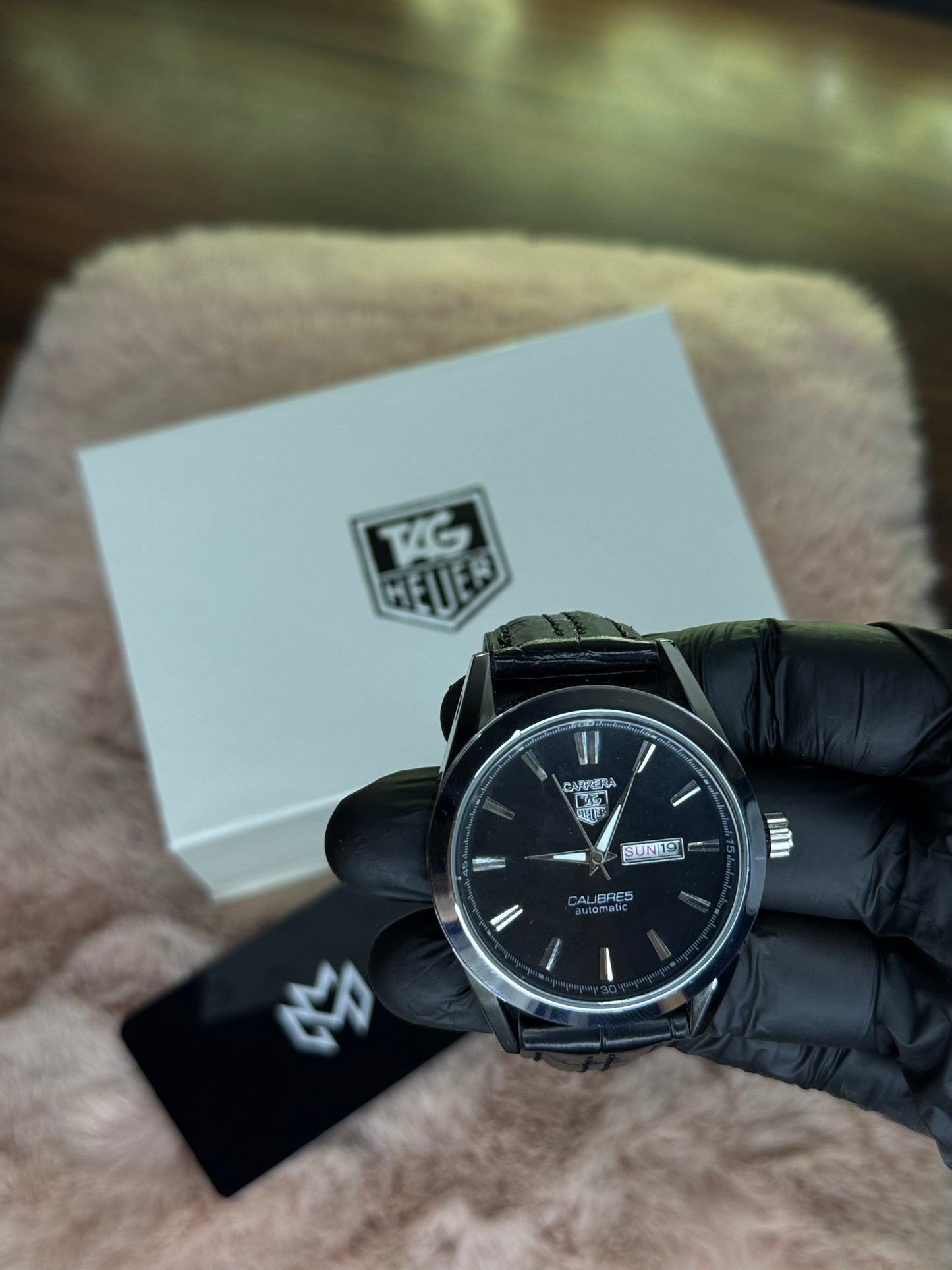 TAG HEUER DAY‑DATE WATCH PREMIUM QUALITY CALIBRE 5