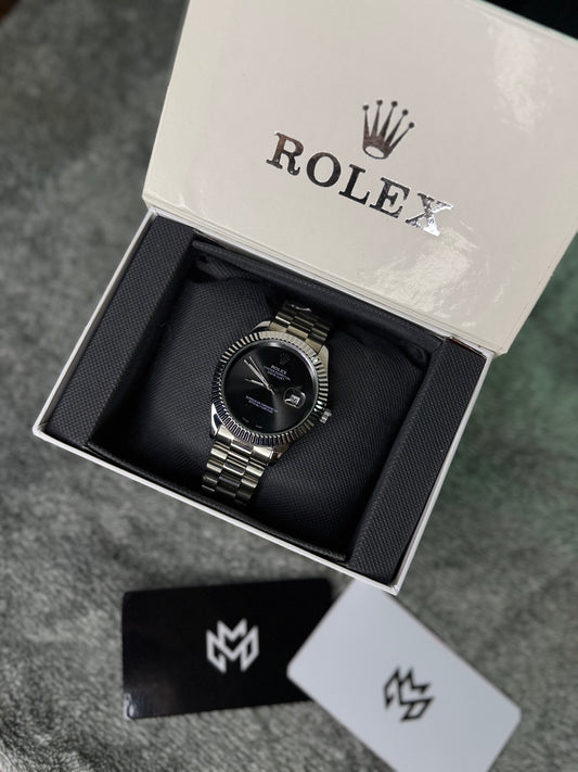 ROLEX ELITE PREMIUM ADDITION WATCH – HIGH CLASS LUXURY PLAIN DIAL WITH DATE –