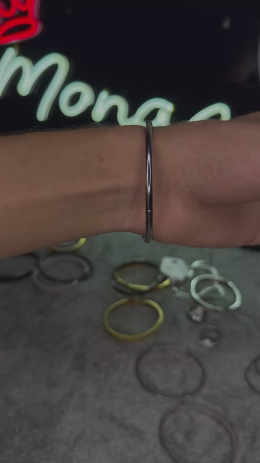 PREMIUM BRANDED NAIL STAINLESS STEEL BRACELET SLIVER –