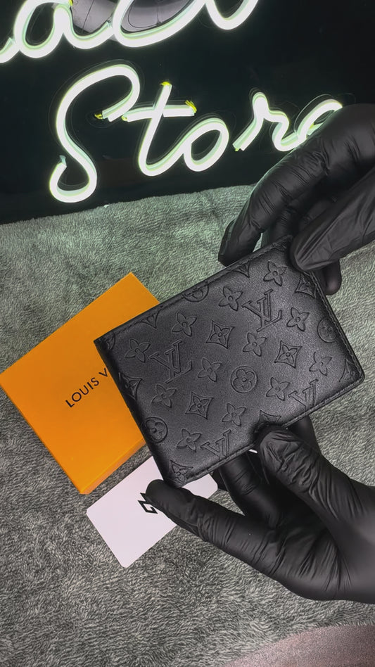 ELITE PREMIUM LOUIS VUITTON BRANDED WALLET BLACK –
