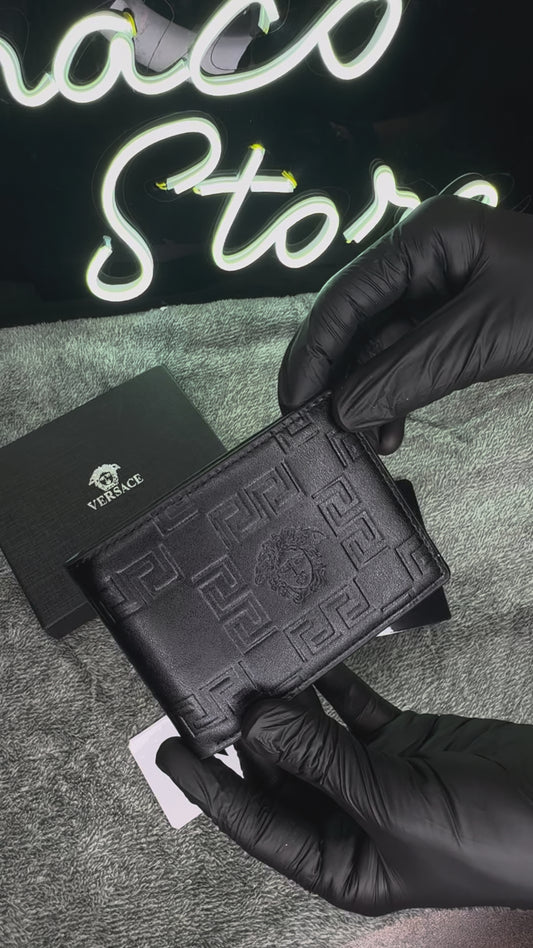 ELITE PREMIUM VERSACE BRANDED WALLET BLACK –