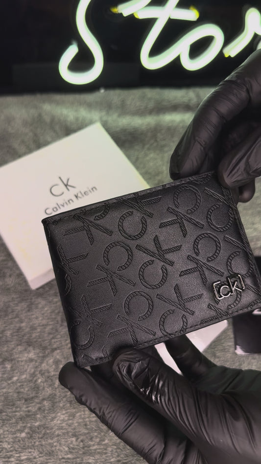 ELITE PREMIUM CALVIN CLEIN BRANDED WALLET BLACK cK –